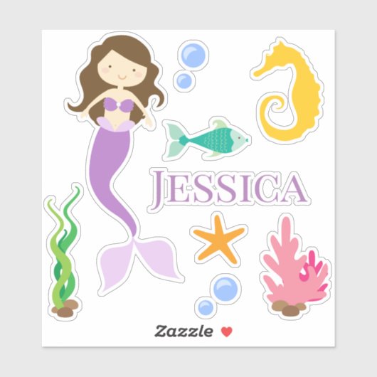 Zeemeermin Zee Pack Sticker (Vel)