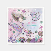 Zeemeermin Zee Schildpad Narwhal Verjaardag Meisj