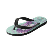 Zeemeermin Zeedieren Kinder Teenslippers (Schuin)