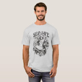 Zeemeermin Zeedieren T-shirt (Voorkant volledig)