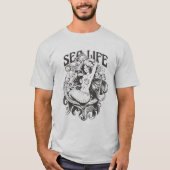 Zeemeermin Zeedieren T-shirt (Voorkant)