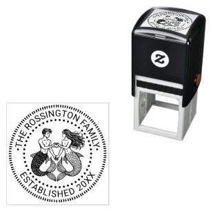 Zeemeermin Zeeman Geliefden Familienaam Datum Opge Zelfinktende Stempel