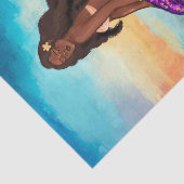 Zeemeermin/Zeemeermin  Antiek ontkoppeling Tissuepapier (Detail)