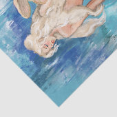 Zeemeermin/Zeemeermin  Antiek ontkoppeling Tissuepapier (Detail)