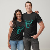 Zeemeermin Zeemeermin Zwart Grijs T-shirt (Unisex)