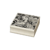 ZEEMEERMIN, ZEEPAARDJE, FANTASIE RUBBER STEMPEL Cl (Stempel)