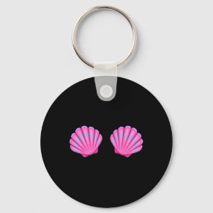 Zeemeermin Zeeschelp Beha Halloween Kostuum T-shir Sleutelhanger