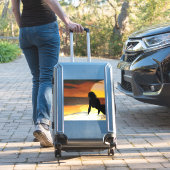 Zeemeermin zonsondergang 1 sticker (Koffer Insitu)