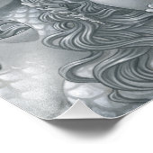 Zeemeermin Zusters, Fantasy Art Foto Afdruk (Hoek)