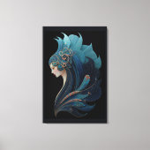 ZEEMEERMIN ZWART #2 CANVAS AFDRUK (Voorkant)