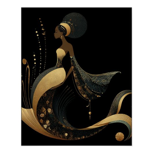 ZEEMEERMIN ZWART' #4 PERFECT POSTER (Voorkant)