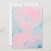 Zeemeermin Zwembad Party Meisje Verjaardag Uitnodi Kaart (Achterkant)