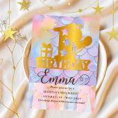 Zeemeermin Zwembad Party Roze Zeemeermin een verja Kaart