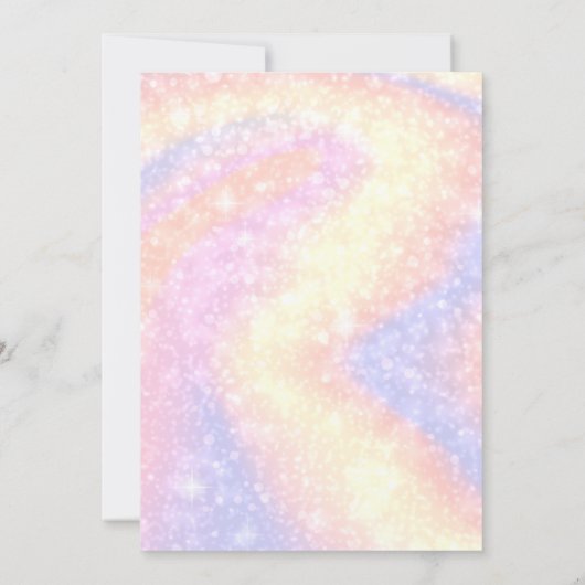 Zeemeermin Zwembad zee Party Roze Verjaardags Brig Kaart (Achterkant)