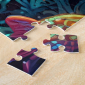 Zeemeerminavonturen onder het Zee Legpuzzel (Zijkant)