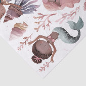 zeemeermindecoupage tissuepapier (Detail)