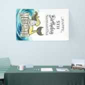 ZEEMEERMINEN FEest Surf gele thema Banner (Beurs)