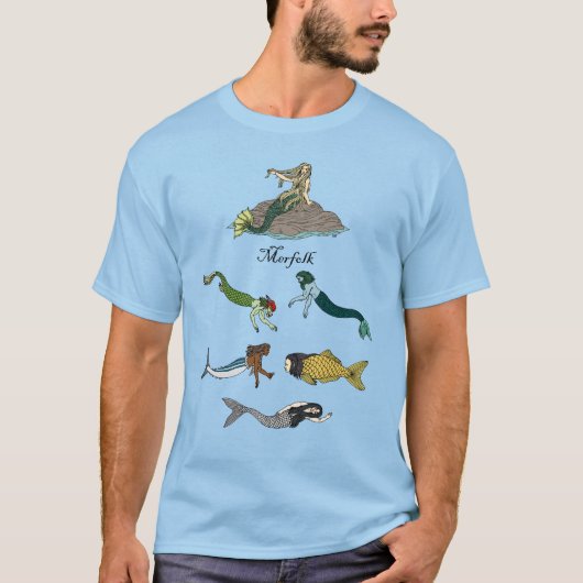 Zeemeerminfiguren T-shirt (Voorkant)