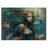 Zeemeerminglas snijplank (Voorkant)