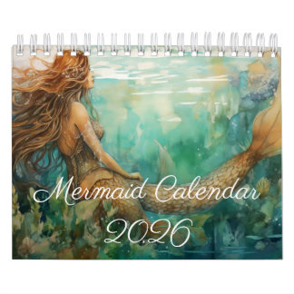 Zeemeerminkalender, 2025 Kalender, Zeemeermin Kalender