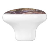 zeemeerminnelijke vangst van de dag keramische knop (Zijkant)