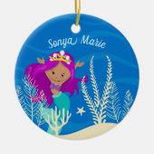  Zeemeerminnelijke Zeiland Keramisch Ornament (Voorkant)