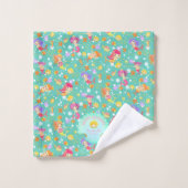 Zeemeerminnen Blauwgroen Bad Handdoek (Wasdoekje)