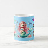 Zeemeerminnen Custom Foto Mok Kids Verjaardag Favo (Center)