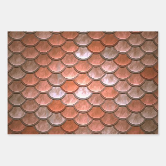 Zeemeerminnen die papierbladen overvullen inpakpapier vel (Voorkant 2)