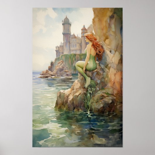 Zeemeerminnen door artistieke beeldspraak #5 poster (Voorkant)