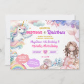 Zeemeerminnen en Dinosaurussen Gezamenlijke Verjaa Kaart (Voorkant)