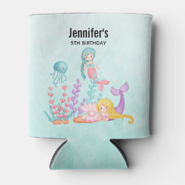 Zeemeerminnen en kwallen onder het Zee van de gebo Blikjeskoeler