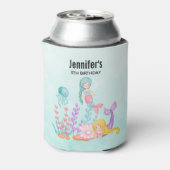 Zeemeerminnen en kwallen onder het Zee van de gebo Blikjeskoeler (Blikje Achterkant)