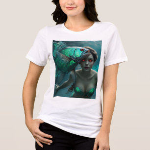Zeemeerminnen en monsters Tri-Blend shirt
