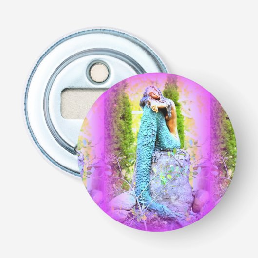 zeemeerminnen flesopener button flesopener (Voorkant)