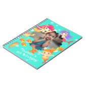 Zeemeerminnen Foto Aqua Notitieboek (Linkerzijde)