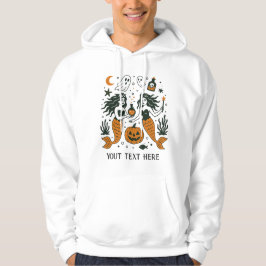 Zeemeerminnen Halloween onder water bewerkbaar Hoodie