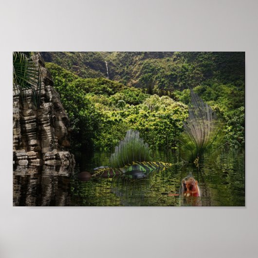 Zeemeerminnen hebben plezier. poster (Voorkant)