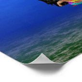 Zeemeerminnen helpen de kreeften. poster (Hoek)