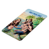 Zeemeerminnen Illustratie cabine deur marker Magneet (Linkerzijde)