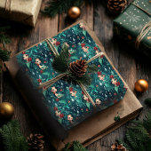 Zeemeerminnen Kerst Wrapping Papier