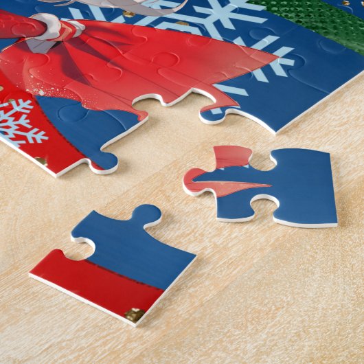 Zeemeerminnen Kerstpuzzel Legpuzzel (Zijkant)