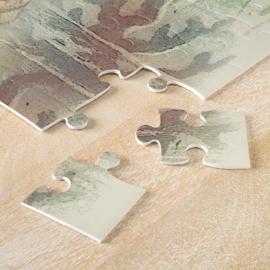  zeemeerminnen koraal en kwal legpuzzel (Zijkant)