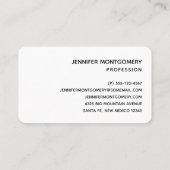 Zeemeerminnen & Kwallen Onder het Zee Waterverf Bu Visitekaartje (Achterkant)