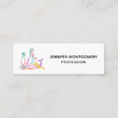 Zeemeerminnen & Kwallen Onder het Zee Waterverf Mi Mini Visitekaartje (Voorkant)