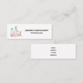 Zeemeerminnen & Kwallen Onder het Zee Waterverf Mi Mini Visitekaartje (Voorkant / Achterkant)