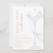 Zeemeerminnen & Martini Coastal Vrijgezellenfeest Kaart (Voorkant)