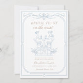 Zeemeerminnen & Martinis Kust Bachelorette Party Kaart (Voorkant)