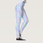Zeemeerminnen met een gemarmerd inkeppatroon leggings (Rechts)