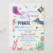 Zeemeerminnen of piraten Geslacht Onthulling Uitno Kaart (Voorkant)